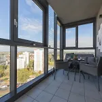Rondo Wiatraczna Skyview With Parking Space & Balcony By Renters דירה *