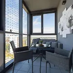 דירה Rondo Wiatraczna Skyview With Parking Space & Balcony By Renters