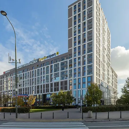 Rondo Wiatraczna Skyview With Parking Space & Balcony By Renters *