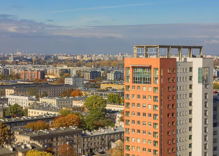 Rondo Wiatraczna Skyview With Parking Space & Balcony By Renters Warszawa