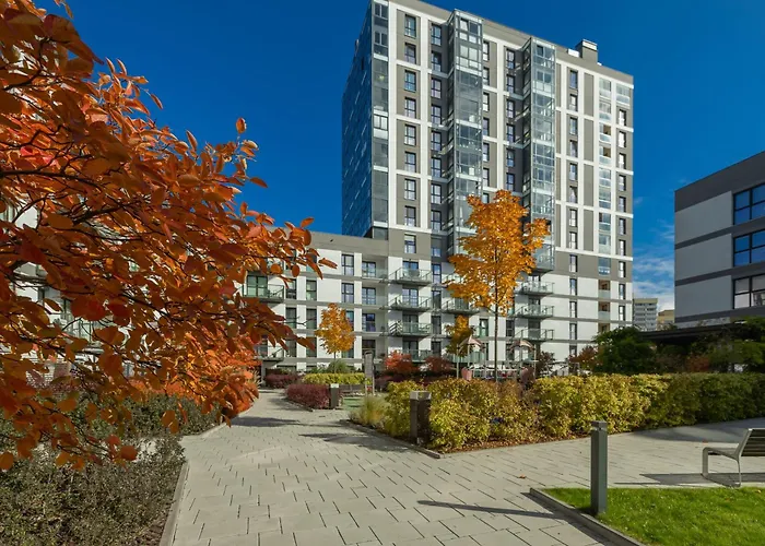 Rondo Wiatraczna Skyview With Parking Space & Balcony By Renters Lejlighed Warszawa